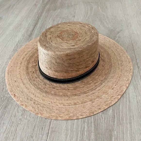 Accessories | Cabo Palma Wide Brim Flat Top Hat | Poshmark display picture 3